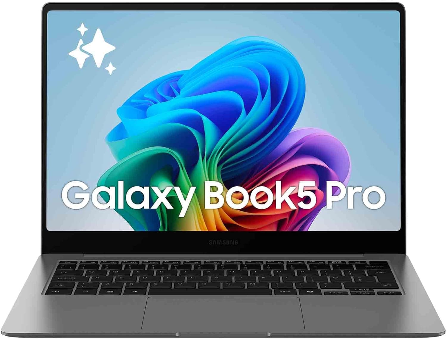 Samsung Galaxy Book5 Pro 14", Copilot+ PC, Ordinateur Portable avec IA, Processeur Intel Core Ultra 7, Mémoire 16 Go RAM, Stockage 512 Go, Clavier AZERTY FR, Anthracite