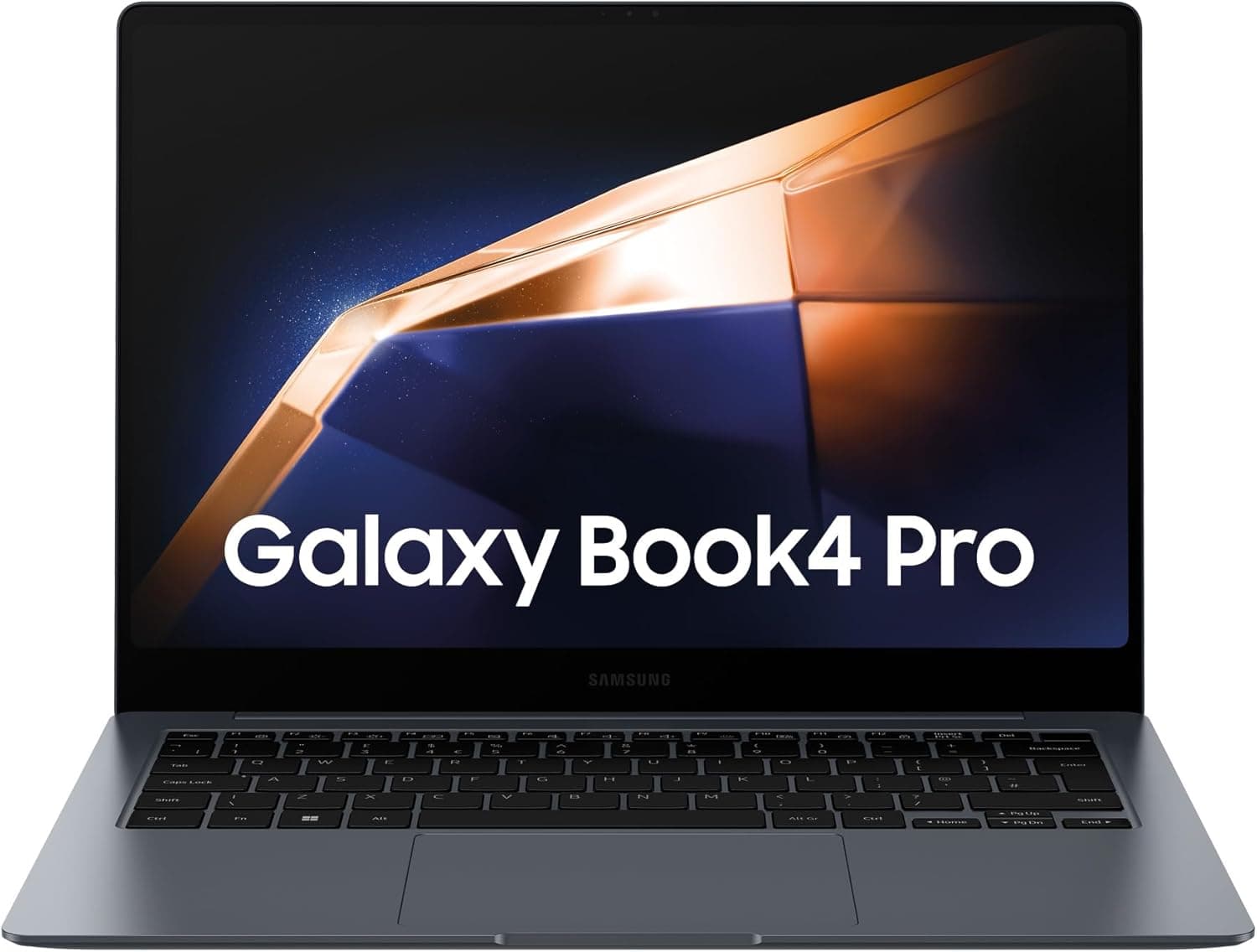 Samsung Galaxy Book4 Pro Ordinateur portable 14'', Intel Evo Edition – Intel Core Ultra 5, 125H 16Go RAM 512Go SSD Intel ARC Graphics, Gris anthracite, clavier AZERTY FR