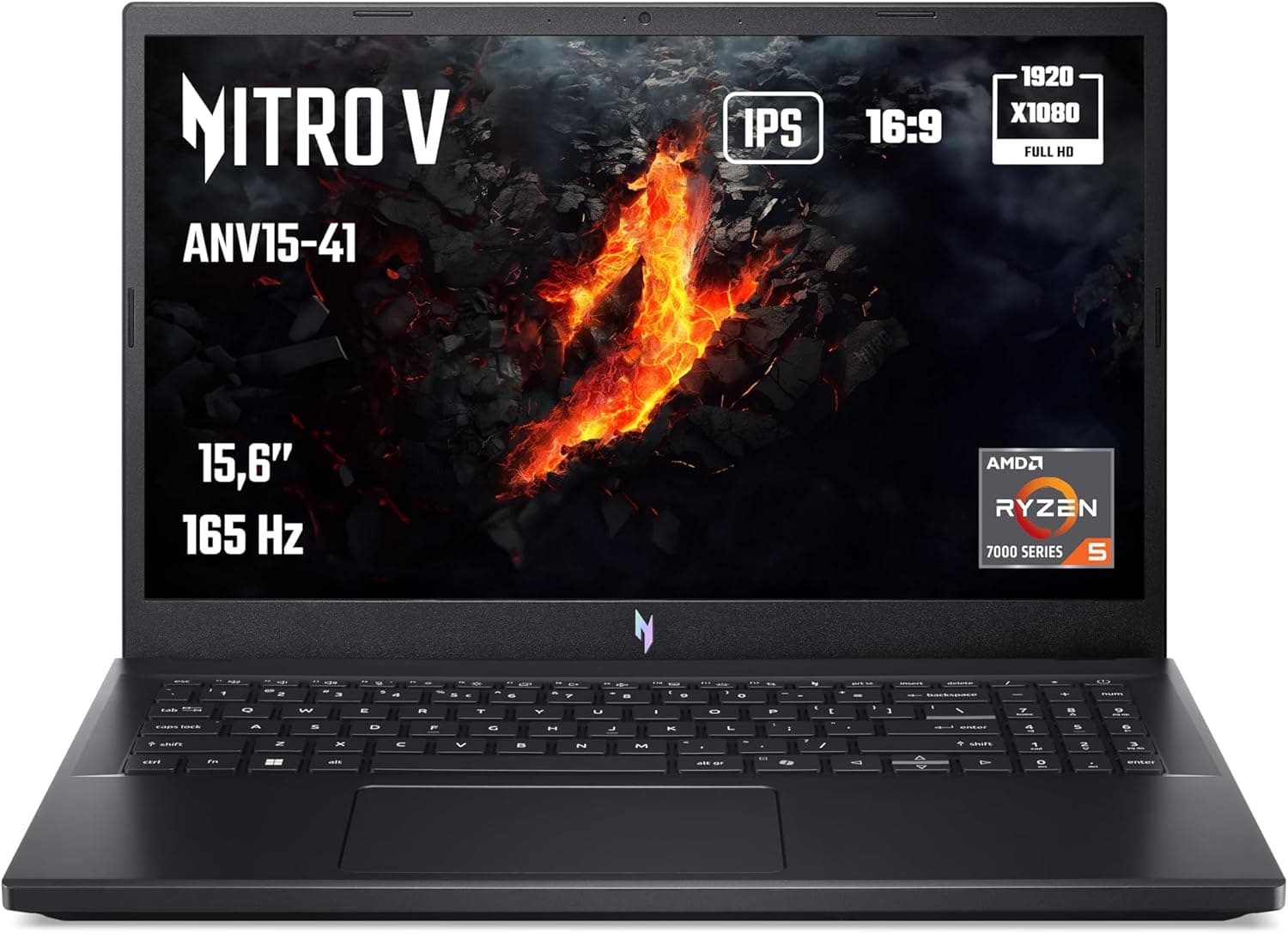 Acer Nitro V 15 165Hz Ryzen 5 7535HS RTX 4050 16 Go 512 Go SSD