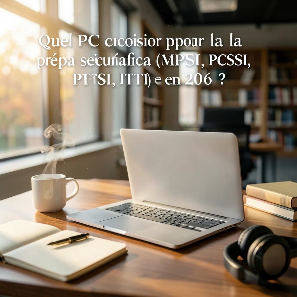 Quel PC choisir pour la prépa scientifique (MPSI, PCSI, PTSI) en 2026 ?